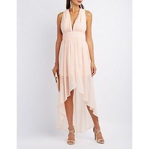 NWT Pink Blush High Low Dress Charlotte Russe